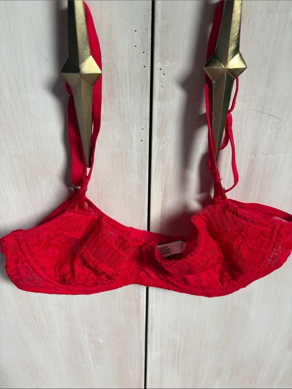 Victoria Secret Red Lace Underwire Bra - Women Intimates & Sleepwear